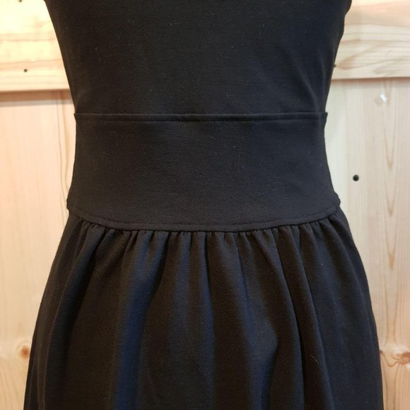 Diane von Furstenberg Black Cezanne Dress Sz 8 - Picture 5 of 6